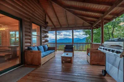 Photo 4 - Waynesville Mtn Cabin-scenic Views Relaxing Hottub