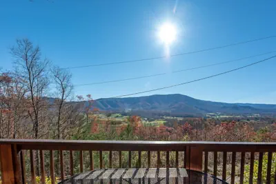 Photo 4 - Gorgeous View Cabin Hot Tub Privacy Fireplace Pool Fishing Access