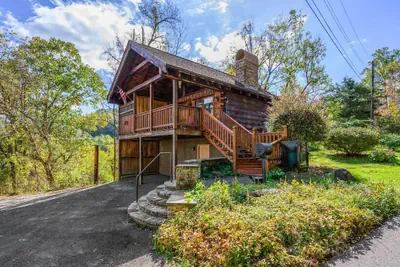 Photo 4 - Location Cute Studio Log Cabin Hot Tub Fireplace