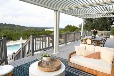 Photo 2 - Hill Country Retreat on 4 Acres With Saltwater Pool Sunset Views