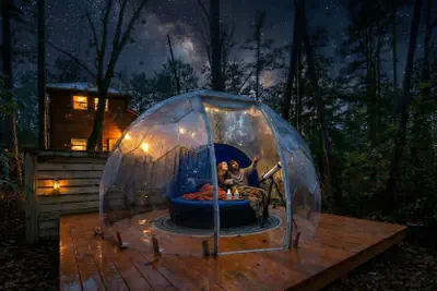 Photo 2 - Retro Retreat Stargazing Dome Sauna Hot Tub