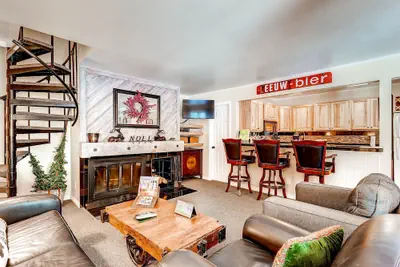 Photo 2 - Spacious, Upgraded 2 Bdr W/ Fireplace & Hot Tub Access 2 Bedroom Condo by RedAwning