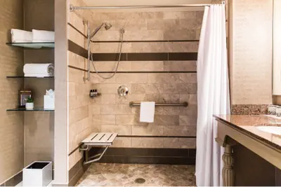 Photo 3 - Accessible Two Double Beds Roll-In Shower
