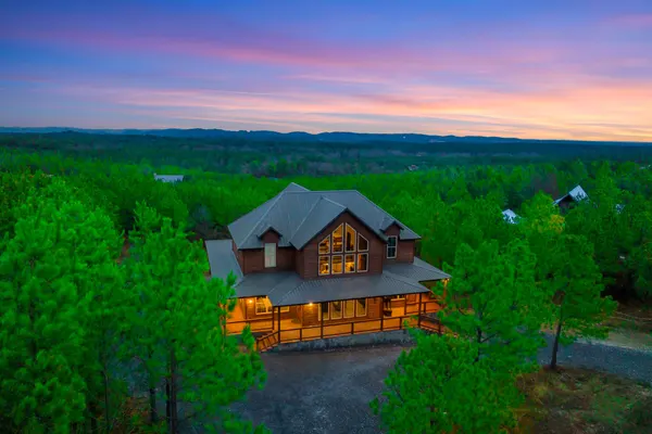 Photo 1 - Best VIEWS in Hochatown + Pool Table  + 2 Decks + 4 King Bedrooms + Bunk Loft
