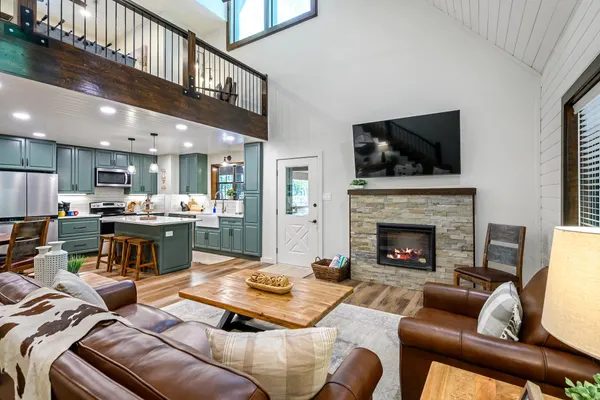 Photo 1 - Private Cabin on 4 acres + Near Attractions + Private Oversized Porch + Hot Tub