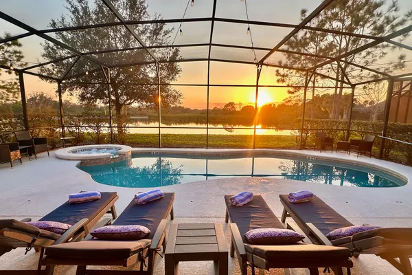 Photo 1 - Luxury Villa, Stunning Lake View with All Day Sun on a Resort! Close to Disney