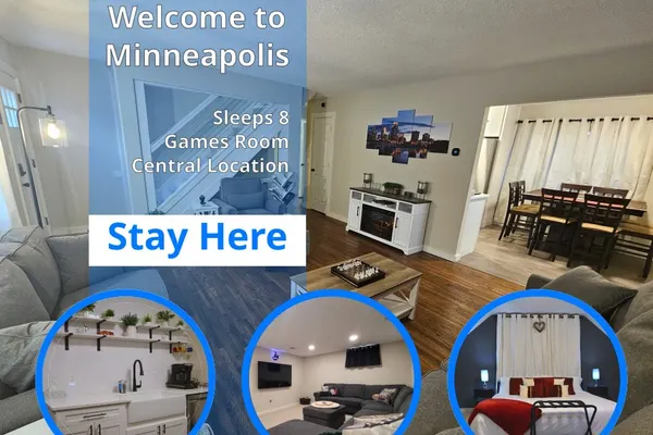 Photo 1 - Clean, Spacious Home. MOA, MSP, Game Room, Big TV, Free parking