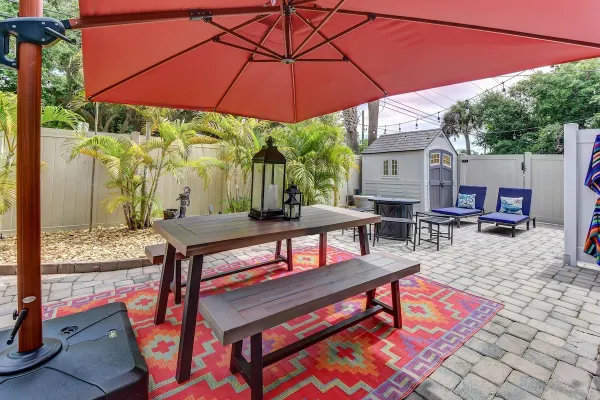 Photo 1 - Dog Friendly Home by Flagler Avenue! Fenced Yard and Garage! Walk to the Beach!