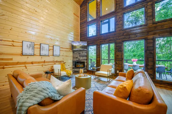 Photo 1 - Sunset Views + Close to Attractions + Oversized Deck + Firewood Provided