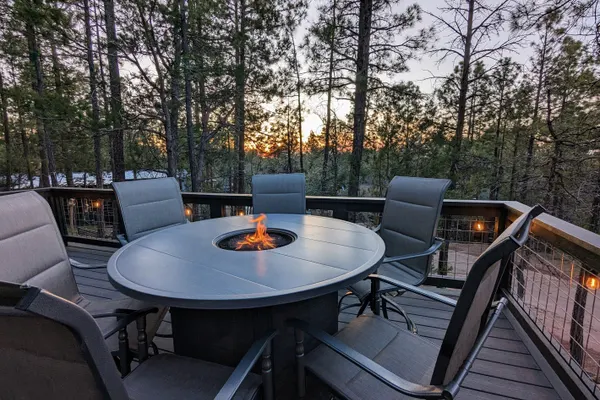 Photo 1 - Elevated Deck Sunsets, fire pit, quiet, tall pines