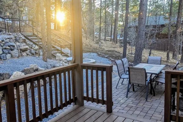 Photo 1 - 2 Covered decks, patio dining, quiet, tall pines