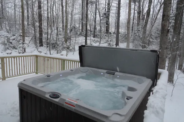 Photo 1 - Walk to Okemo Base Lodge & Lifts. Private On Mountain Home with Hot Tub/Fire Pit