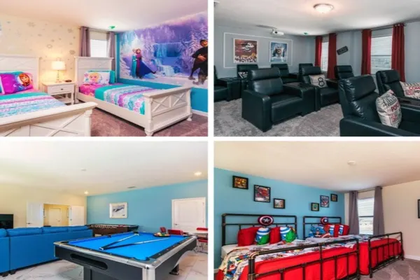 Photo 1 - Lake View Tropical Villa Movie Room, Game Room!