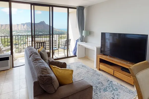 Photo 1 - Sleek & Modern 32nd Floor Condo at the Waikiki Banyan - Free parking!