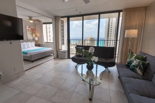 Photo 1 - Newly Remodeled Corner Unit at the Waikiki Banyan with Diamond Head Views