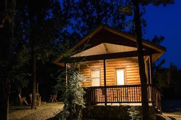 Photo 1 - Sunsettin Cabin with Fireplace, Free WiFi, Hot tub
