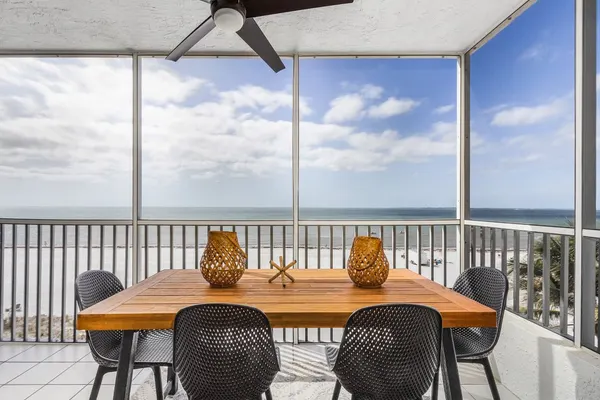 Photo 1 - Beach Villas 305 Estero Island 2BR: Gulf Views, Pool, BBQ Area