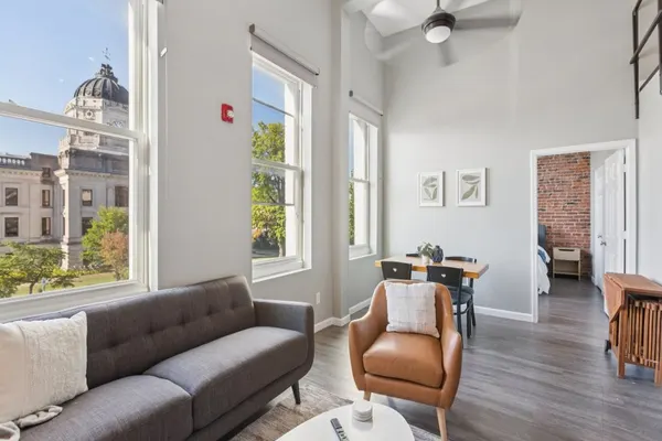 Photo 1 - Rustic-Industrial Loft with Courthouse Views