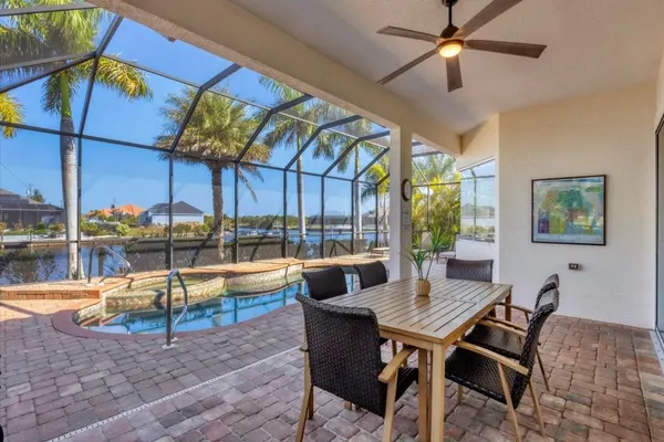 Photo 1 - Villa Sol South Gulf Cove! Pool/Spa Waterfront Canal w Dock