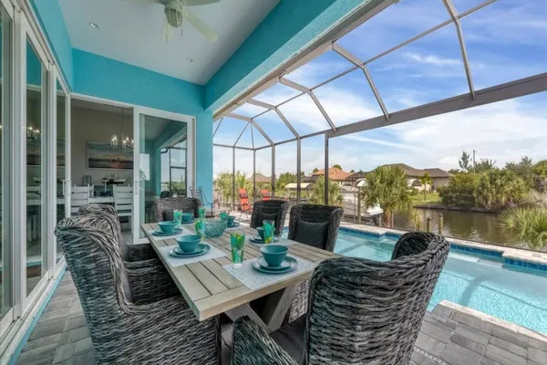 Photo 1 - South Gulf Cove 3 Bedroom Canal Pool Home