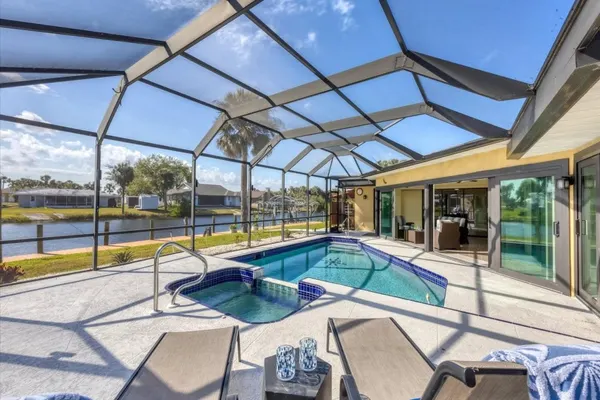 Photo 1 - Port Charlotte 3 Bedroom Pool+Spa Vacation Home on Canal