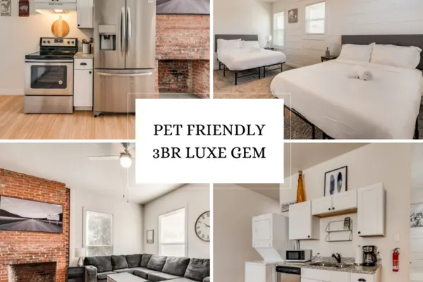 Photo 1 - Stockyards- 4min | Pet Friendly | 3BR Luxe Gem