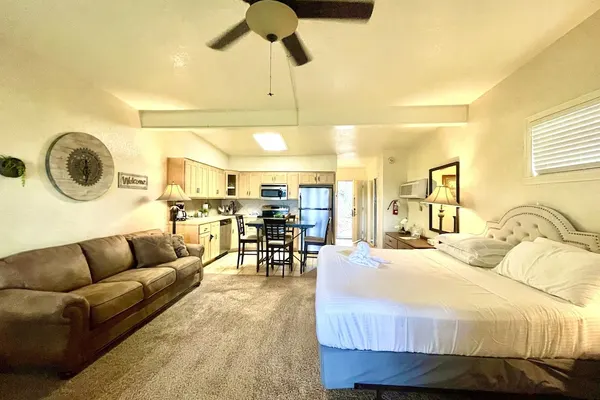 Photo 1 - Lake view King Studio with full kitchen, deck overlooking Lake Ouachita, king bed and queen sleeper sofa by RedAwning