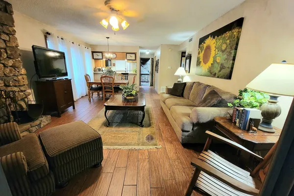 Photo 1 - Forest view, log-sided two bedroom, two bath condo on Lake Ouachita. 2 Condo by RedAwning