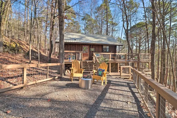 Photo 1 - Scenic Greers Ferry Cabin w/ Deck + Fire Pit!