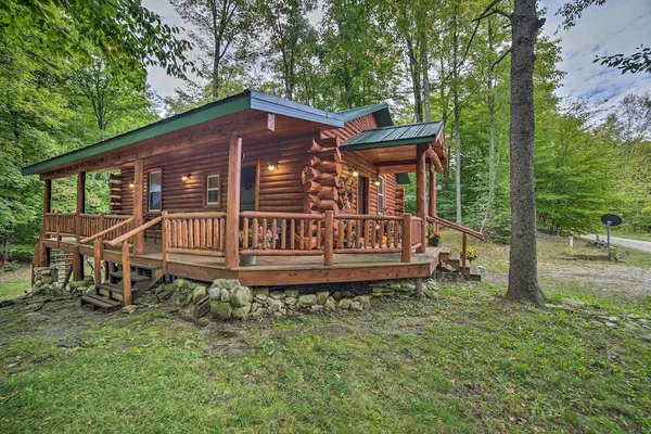 Photo 1 - Updated Manistique Log Cabin, Yard & Fire Pit