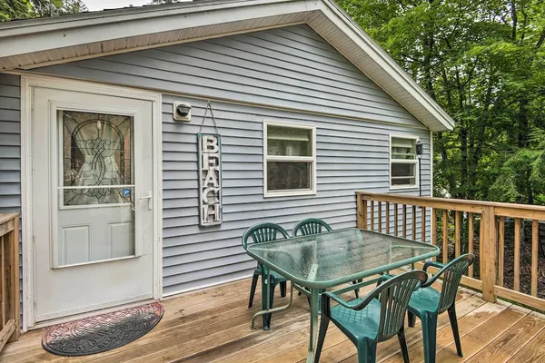 Photo 1 - Sawyer Lake Retreat w/ Decks: Walk to Beach!