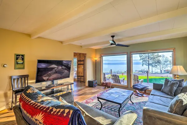 Photo 1 - Lakeside Home w/ Beach ~ 14 Mi to Ski Area!