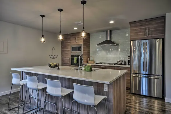 Photo 1 - Sleek Riverfront Condo on Pier in Downtown Astoria