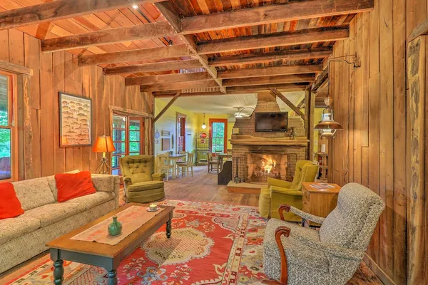 Photo 1 - Rustic Cabin in the Woods: 2-acre Fishing Pond!