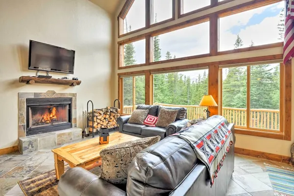 Photo 1 - Fairplay Log Cabin W/deck & Incredible Mtn Views!