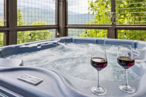 Photo 1 - Gorgeous Cabin w Hot Tub Firepit Gameroom