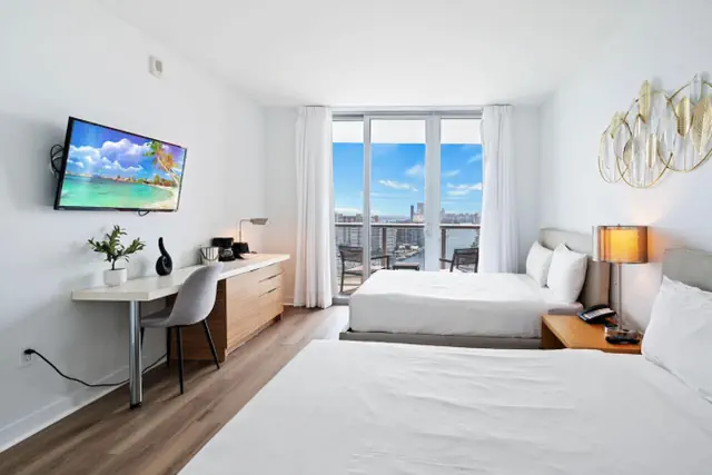 Photo 1 - Cozy Studio 2 Full Beds