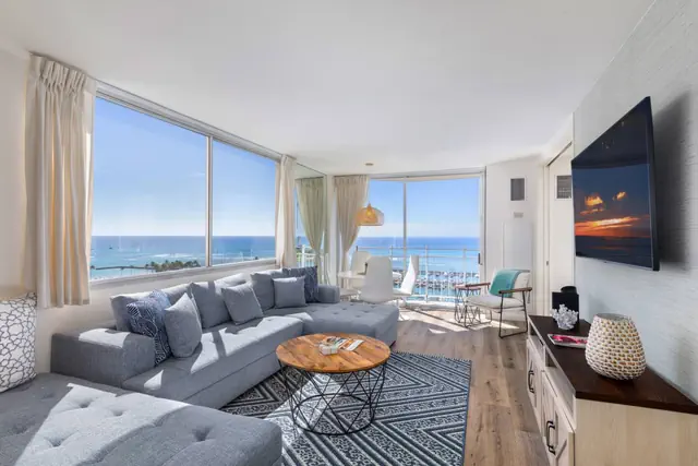 Photo 1 - Ilikai Collection # 12. Corner Oceanfront condo !