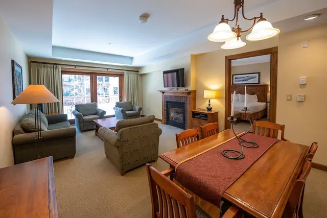 Photo 1 - One Bedroom Condo with Large Balcony over Mountaineer Square 1 Condo - No Cleaning Fee! by RedAwning