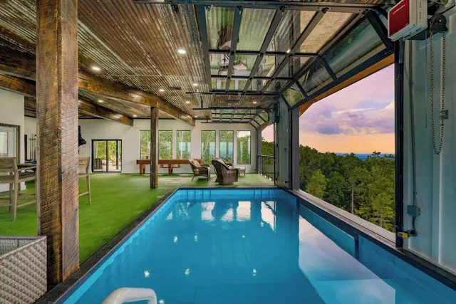 Photo 1 - Skyline Sanctuary by Avantstay Indoor Pool, Game Room, Firepit, Mountain Views, Luxe Design