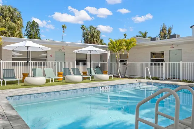 Photo 1 - Studio w/ King Bed Heated Pool, Steps to Beach!