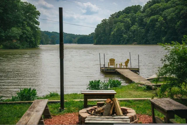 Photo 1 - Lake Front Cabin Peaceful hot tub and Fire pit