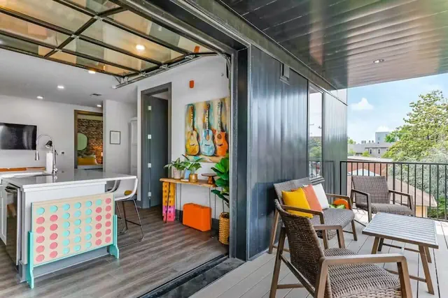Photo 1 - Nashville Oasis at The Muse: Modern 2BR With Balcony & Rooftop Views