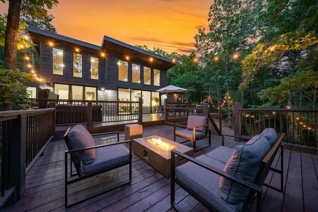 Photo 1 - Hgtv Cabin- 2 Private Acres -patio Oasis Dogs OK