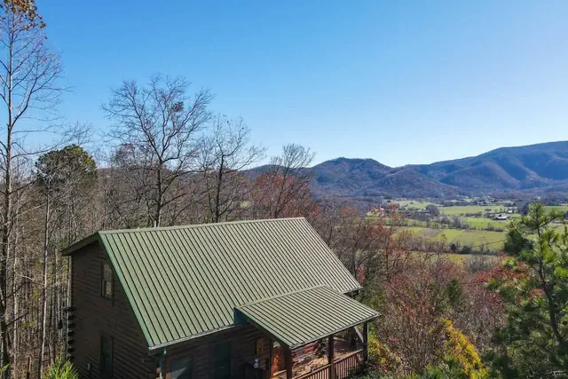 Photo 1 - Gorgeous View Cabin Hot Tub Privacy Fireplace Pool Fishing Access