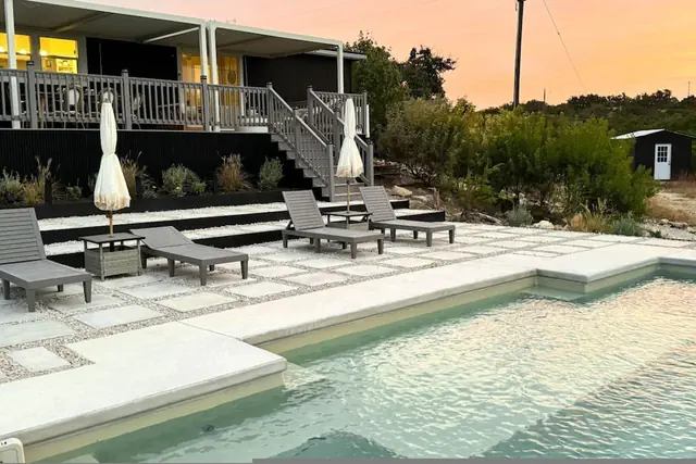 Photo 1 - Hill Country Retreat on 4 Acres With Saltwater Pool Sunset Views
