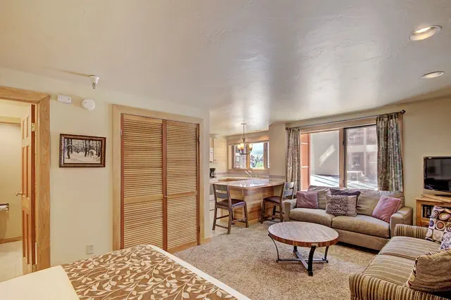 Photo 1 - Stay Slopeside At Peak 9, Cozy Studio Steps To Apres& Dining Studio Bedroom Condo by RedAwning